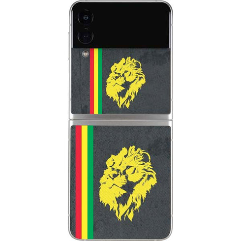 Vertical Banner - Lion of Judah Galaxy Z Flip3 5G Skin